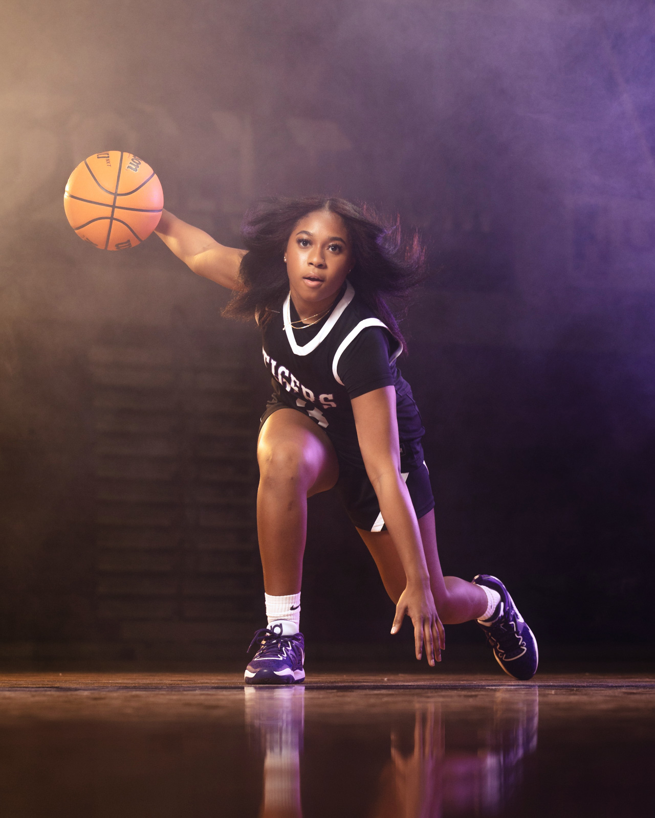 Tigers basketball player — Phireworx Media Day Experience